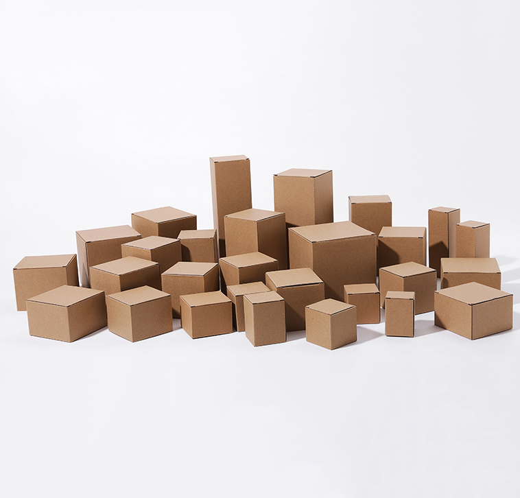 Kraft Paper Box For Cosmetic Packaging L*W*H cm ---According to your specific request