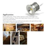 Super Bright 3Wx6 Round Dimmable MINI LED Downlights Cabinet Light Spotlight