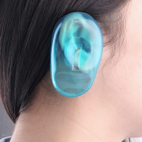 Protect Silicone Ear Covers , Blue Clear Silicone Ear For Personal Use /