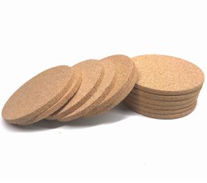 Wholesale Round Natural Cork Coasters 0.25&quot; To 0.4&quot; Antiwear from china suppliers