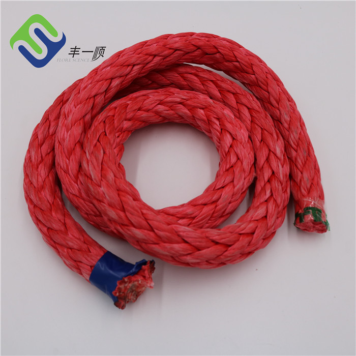 48mm 12 Strand UHMWPE Rope HMPE Rope For Ship Mooring