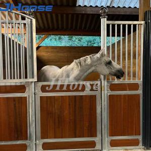 Wholesale Welded Weave Horse Stall Fronts Custom With Roof from china suppliers
