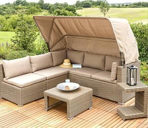 Wholesale 5 3 4 Piece Rattan Patio Furniture Set Leisure Rattan Sofa Set Modern Garden from china suppliers