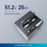Swappable IP67 E Motorcycle Battery , 51.2V 60V 25Ah Electric Scooter Lithium