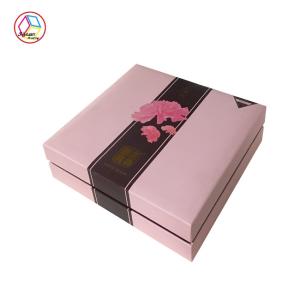Wholesale 2 Piece Takeaway Cake Boxes Square Shape Kraft Paper Coated Paper from china suppliers