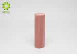 PP Plastic Lipstick Tube Container , Hexagon Shape Pink Lipstick Tube