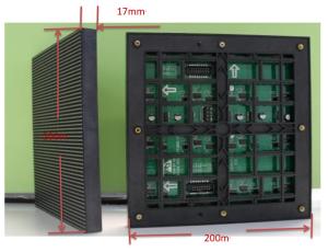 Wholesale Module Size 200 X 200mm High Brightness White Balance Outdoor Fixed LED Display from china suppliers
