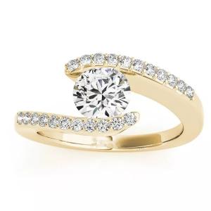 Wholesale diamond engagement ring 14k yellow Gold engagement diamond ring For Women from china suppliers