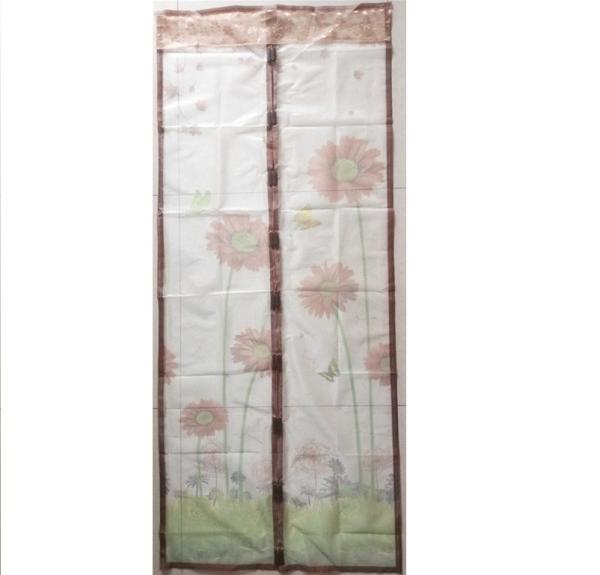 Plant Selling Beautiful Logo Door Mosquito Net 100x210cm Magnetic Screen Door