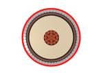 Polyester Tape Steel Wire Armoured Xlpe Cable Single Core Armoured Cable