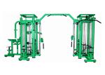 Green Commercial Multi Station Gym Equipment 8 Station Fitness
