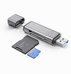 Wholesale Portable TF Card Female 2 Slots USB3.0AM Adapter Hub from china suppliers