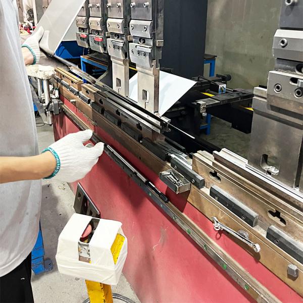 Stainless Steel Sheet Bending Machine For Sinks In Industrial Manufacturing And