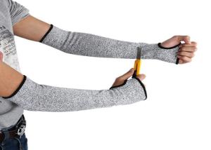 Wholesale Outdoor Grey Cut Proof Work Gloves Arm Guard Sleeve HPPE Material from china suppliers