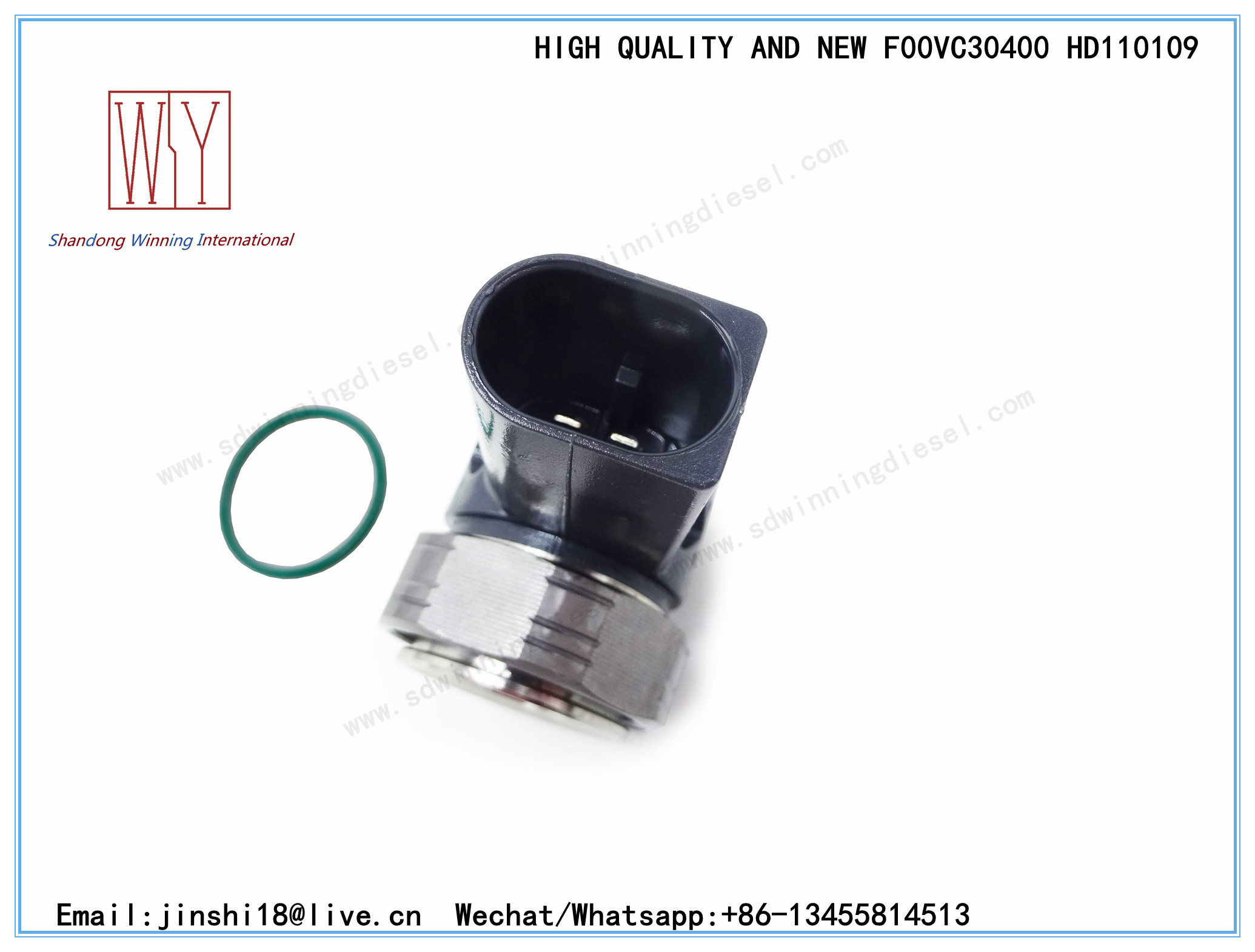 HIGH QUALITY AND NEW DIESEL FUEL INJECTOR SOLENOID VALVE F00VC30400 HD110109 FOR 0445110647 0445110646 0445110368 044511