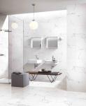 Glazed Polished Indoor Porcelain Tiles / Bathroom Wall Tiles Wear - Resistant