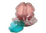 Sandblasted 50mm 10 Oz Crystal Salad Glass Bowls CE Certification