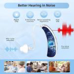 OTC Air Conduction Hearing Aid 200Hz Automatic Noise Cancelling Bluetooth