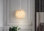 Brazil imported pure natural crystal stone lamp chandelier bedroom living room