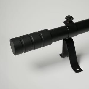 Wholesale Black Single Type 28mm Square Bay Window Curtain Pole from china suppliers