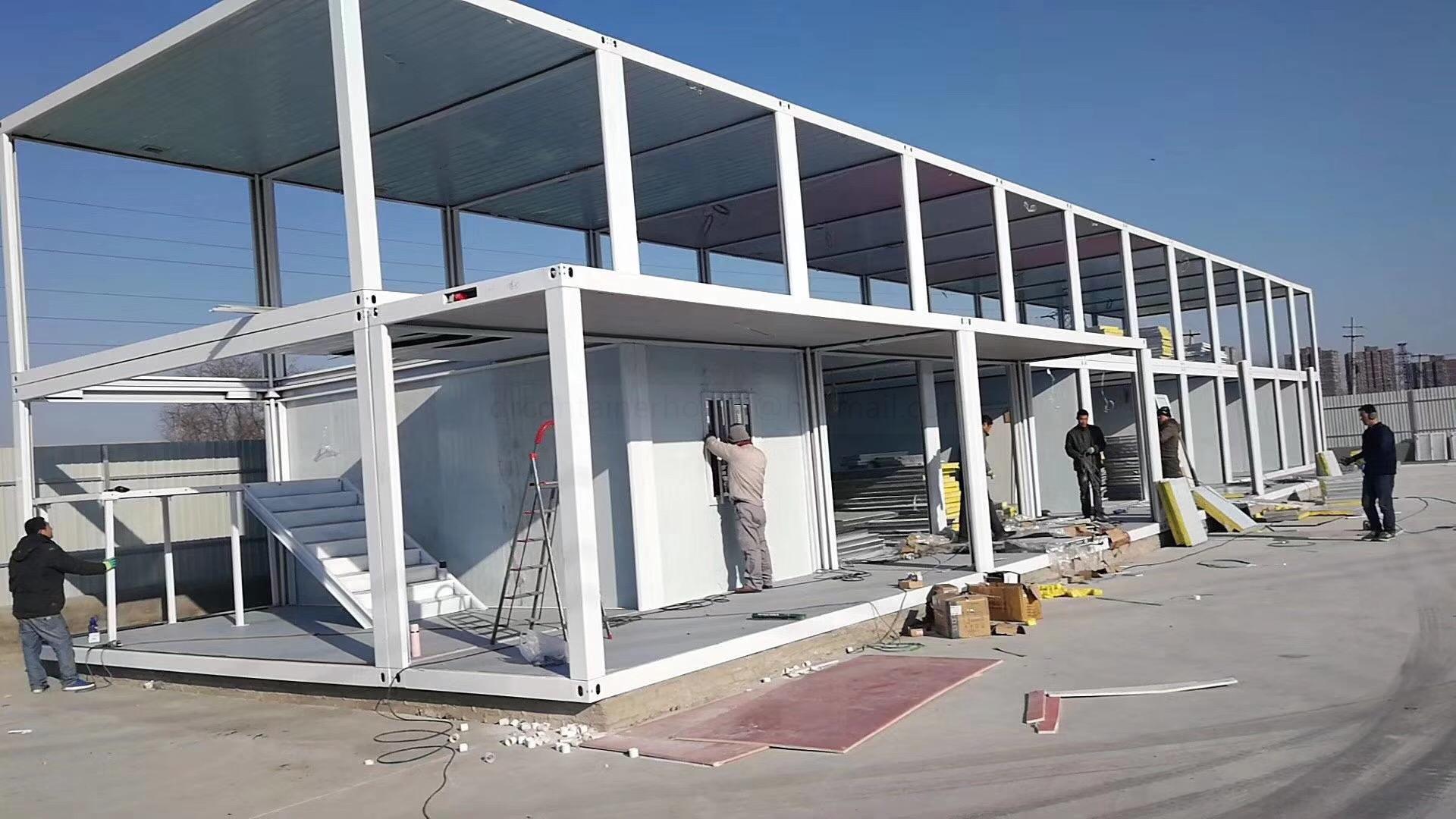 Sandwich Panel Portable Prefab Container House Workshop Shipping Container House