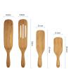 Buy cheap Four Piece Kitchen Wooden Utensils Durable Salad Mixing Teak Wooden Spatula from wholesalers