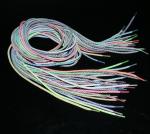 Grey White Reflective Shoe Strings Shoelaces Round For Sport Working Shoes