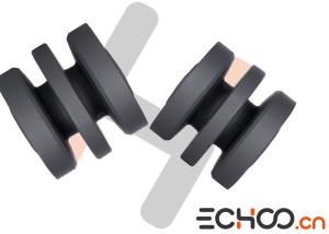 Wholesale Triple Flanged 6698047 Komatsu Track Rollers For Mini Skid Steer High Strength from china suppliers