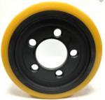 drive wheel for electric pallet truck PU on steel casters 200mm