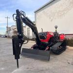 50HP Bulldozer Cultivator Rotary Mini Crawler Construction Equipment