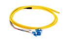 5ft LC UPC Fiber Optic Pigtail 12 Fibers Optic Jumper 1310 Nm Nm / 1550 Nm