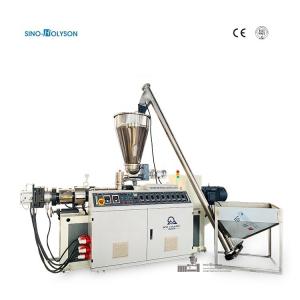 Wholesale 42 Rpm Plastic Conical Double / Twin Screw Extruder For 1800KG Capacity from china suppliers