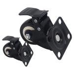 Light Duty Locking Caster Wheels Aluminium Profile Accessories
