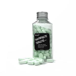 Herbal Solid Organic Toothpaste Tablets Bottled Sensitivity Toothpaste Tablets