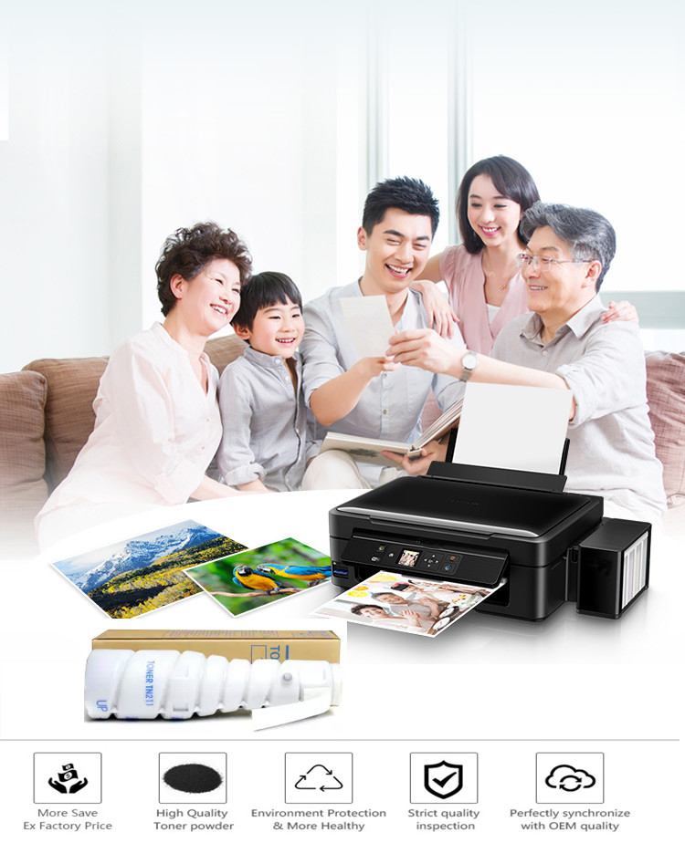 Konica Minolta Compatible 222 Copier Toner Cartridge TN211 Black Toner Powder
