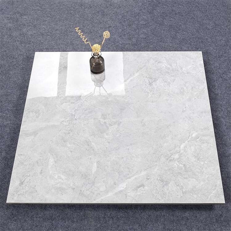 Glazed White Porcelain Marble Sintered Stone Tile Wall Slab Wear Resistant