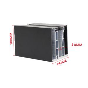 Wholesale Revamp Your Railing W86*H101mm Top Mount Glass Supporting System for Frameless Glass from china suppliers