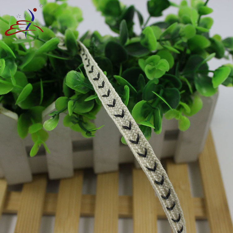 3/8 9mm 10mm Polyester Flat Braided Drawcord With Silicone Tips