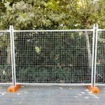Australia Standard Temp Construction Fence 6ft Height 50x200 Mm Hole Size