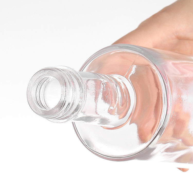 Customize Sealing Type 700ml 750ml 1000ml Super Flint Bottle for Whiskey Brandy Rum