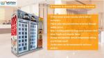 Sushi, Sandwich, egg, salad fruit apple launch box cooling locker vending