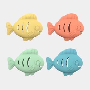 Wholesale Wholesale food grade silicone Cat Mint Ball Fish Shaped Toys Pet Toys Interactive Ball Teeth Cleaning pet toys and accessories from china suppliers