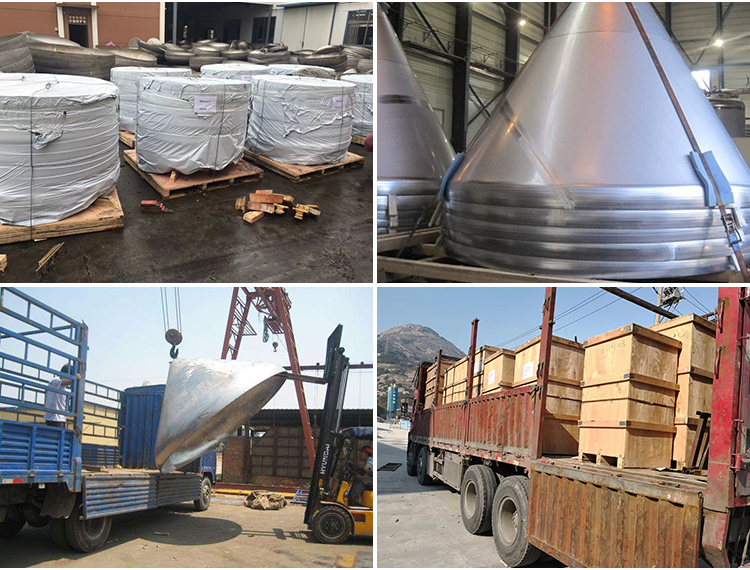 High Precision Stainless Steel Tank Dished Head in ASME Standard Hemispherical Design