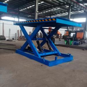 Wholesale 2 Ton Heavy Stationary Lift Table Hydraulic Electric Scissor Lift Platform from china suppliers