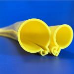 Clasp Sheath silicone foam pipe insulation For Electrical Cable