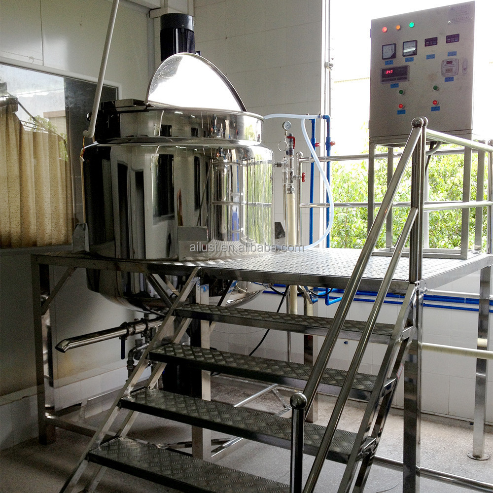 Multi Function Cosmetic Stainless Steel Mixing Tank 75rpm 600L