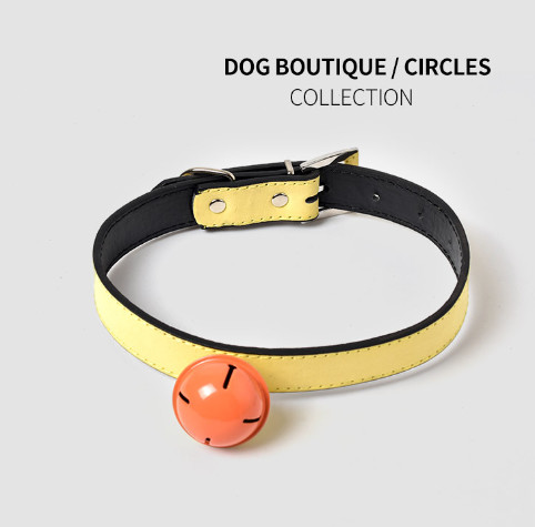 leather cat collar with bell