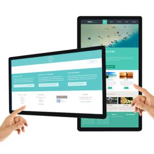 Wholesale 55 inch commercial business wall mounted smart interactive touch screen LCD infrared advertising display from china suppliers