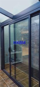 Wholesale Grey Color Internal Folding Sliding Doors , Double Glazed Aluminium Doors Durable from china suppliers