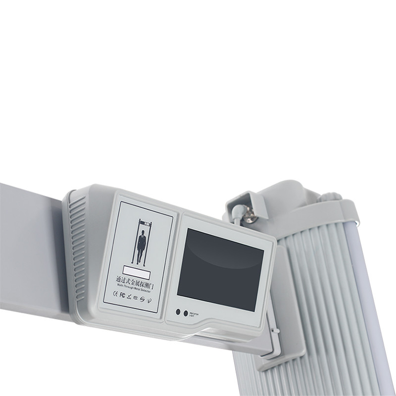 Rainproof walk through metal detector 24 detection zones for airport